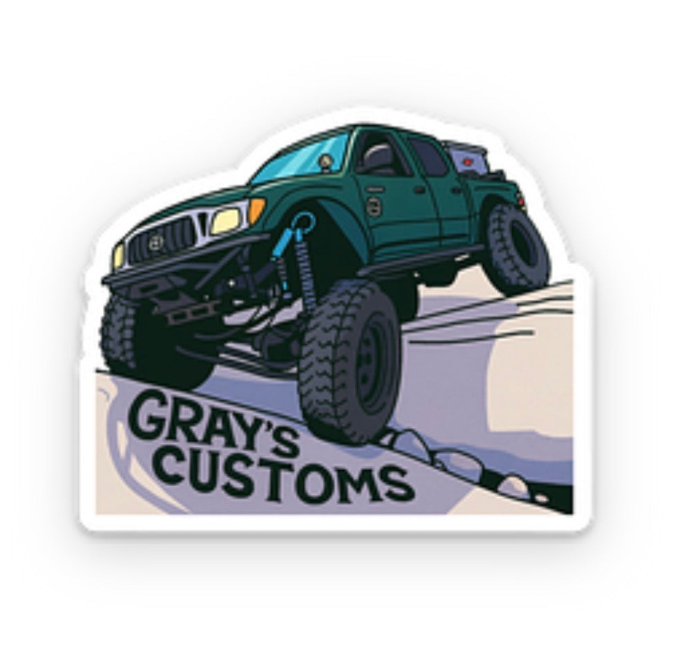 Grays Customs Sticker