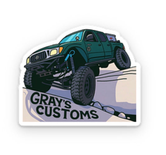 Grays Customs Sticker